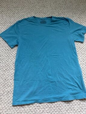 Hanes Teal Crewneck Short Sleeve T-Shirt